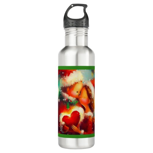 Bouteille D'eau Christmas Love 3 (Devant)