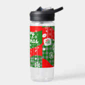 Bouteille D'eau Christmas Water Bottle – White Ornaments  (Gauche)