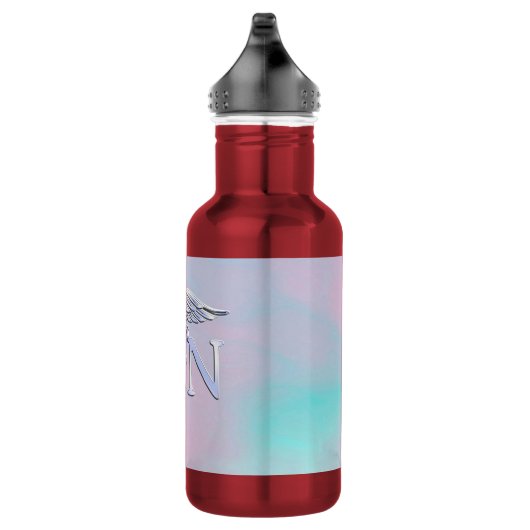 Bouteille D'eau Chrome Comme RN Caduceus dans le style Pearl Mère (Droite)