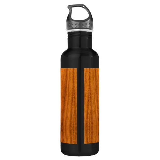 Bouteille D'eau Chrome coureur de cerf sur l'impression en teck fi (Dos)