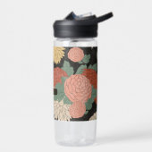 Bouteille D'eau Chrysanthème japonais Vintage spectaculaire (Gauche)