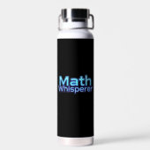 Bouteille D'eau Chuchoteur de Maths (Arrière)