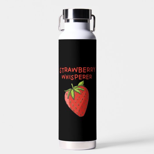 Bouteille D'eau Chuchoteuse de fraises (Avant)