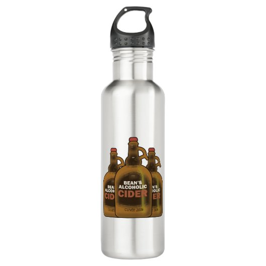 Bouteille D'eau Cider de Bean (Devant)
