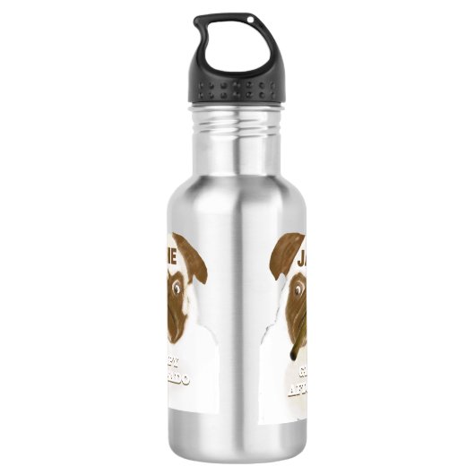 Bouteille D'eau Cigar à puggy Grumpy AFICIONADO personnalisé (Dos)