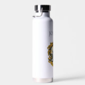 Bouteille D'eau Cimier de Hufflepuff | Ajouter Votre Nom (Plage)
