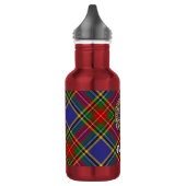 Bouteille D'eau Cimier du clan MacBeth sur tartan (Gauche)