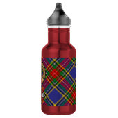Bouteille D'eau Cimier du clan MacBeth sur tartan (Droite)