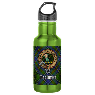 Bouteille D'eau Cimier du clan MacInnes sur tartan