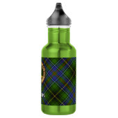 Bouteille D'eau Cimier du clan MacInnes sur tartan (Droite)