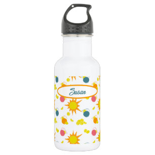 Bouteille D'eau Cimonade de soleils jaune orange