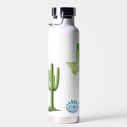 Bouteille D'eau CISV Austin Texas Motif Thor Cuivre Isolé (Plage)