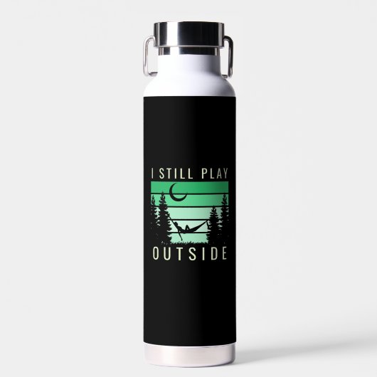 Bouteille D'eau Citation de vacances de camping (Avant)