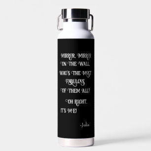Bouteille D'eau Citation drôle MInimalist Self Love Personnalisé