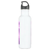 Bouteille D'eau Citation et tournesol tiré à la main (Dos)