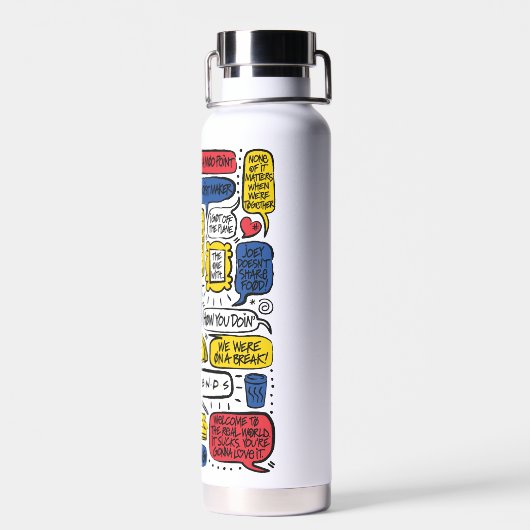 Bouteille D'eau Citations AMIENDS™ (Arrière)