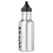 Bouteille D'eau Citations pour Promeneur de Chiens  (Droite)