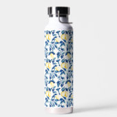 Bouteille D'eau Citron Aquarelle Bleu (Gauche)