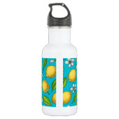 Bouteille D'eau Citron bleu (Dos)