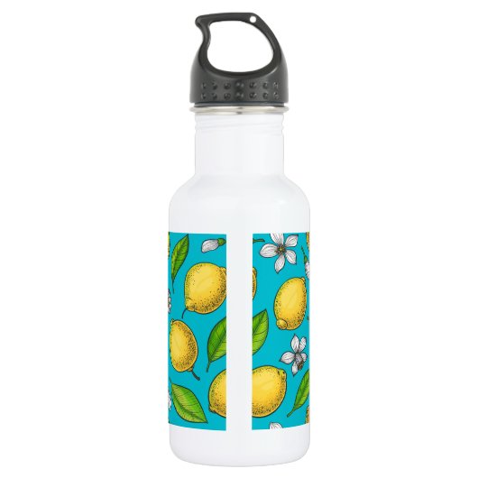 Bouteille D'eau Citron bleu (Dos)