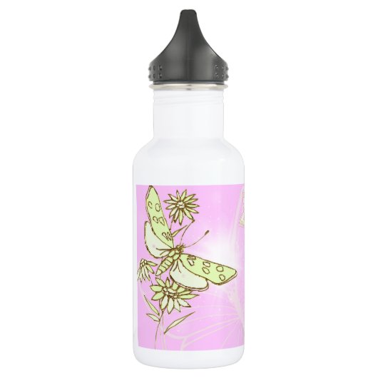 Bouteille D'eau Citron rose LIme (Gauche)