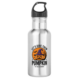 Bouteille D'eau Citrouille d'Halloween Chapeau de Sorcière Drôle É