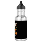 Bouteille D'eau Citrouille la plus cool du patch Design Halloween (Droite)