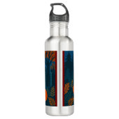 Bouteille D'eau Citrouilles de chasse d'Halloween (Dos)