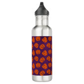 Bouteille D'eau Citrouilles d'Halloween sur Motif Arrière - plan v (Droite)