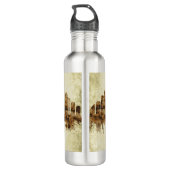 Bouteille D'eau Cityscape de Seattle (Dos)