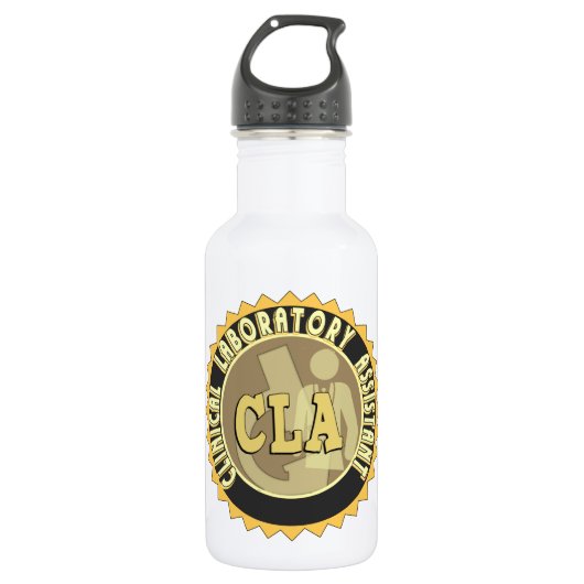 BOUTEILLE D'EAU CLA BADGE - ASSISTANT EN LABORATOIRE CLINIQUE (Devant)