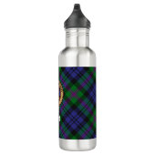 Bouteille D'eau Clan Baird Crest sur Tartan (Droite)