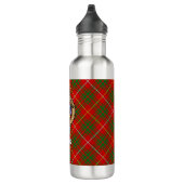 Bouteille D'eau Clan Bruce Crest sur Tartan (Droite)