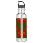 Bouteille D'eau Clan Cameron Crest sur Tartan (Dos)