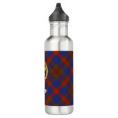 Bouteille D'eau Clan Carnegie Crest sur Tartan (Droite)