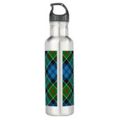 Bouteille D'eau Clan Colquhoun Crest sur Tartan (Dos)