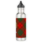 Bouteille D'eau Clan Cumming Crest sur Tartan (Droite)