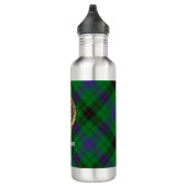 Bouteille D'eau Clan Davidson Crest sur Tartan (Droite)