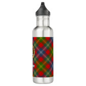 Bouteille D'eau Clan Forrester Crest sur Tartan (Droite)