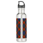 Bouteille D'eau Clan Fraser de Lovat Crest sur Tartan (Dos)
