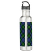 Bouteille D'eau Clan Gordon Crest sur Tartan (Dos)