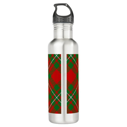 Bouteille D'eau Clan Gregor Crest sur Tartan (Dos)