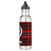 Bouteille D'eau Clan Innes Crest Badge et Tartan (Droite)