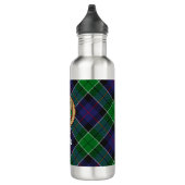 Bouteille D'eau Clan Leslie Crest sur la chasse Tartan (Droite)