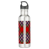 Bouteille D'eau Clan MacFarlane Crest sur Tartan (Dos)