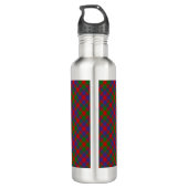 Bouteille D'eau Clan MacGowan Crest sur Tartan (Dos)