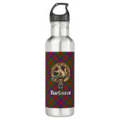 Bouteille D'eau Clan MacGowan Crest sur Tartan (Devant)