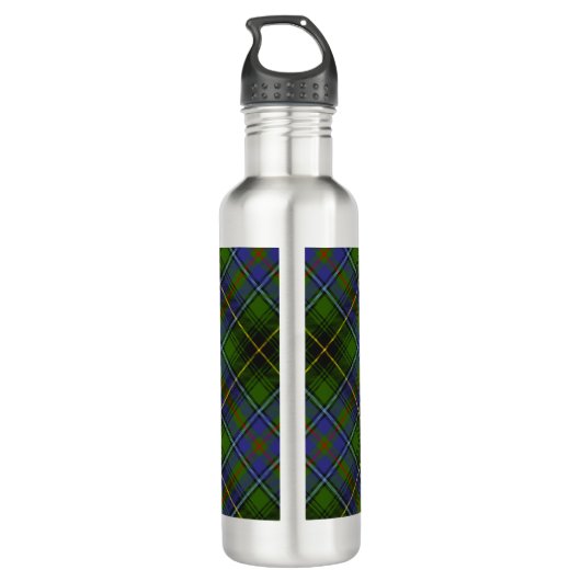 Bouteille D'eau Clan MacInnes Crest sur Tartan (Dos)