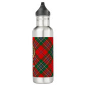 Bouteille D'eau Clan MacLean Crest sur Tartan (Droite)