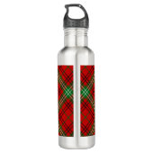 Bouteille D'eau Clan Morrison Crest sur Red Tartan (Dos)